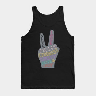 peace and love Tank Top